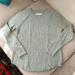 LOFT shirt tail sweater